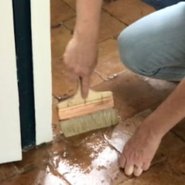 TERRE CUITE > Ponçage & Imprégnation
