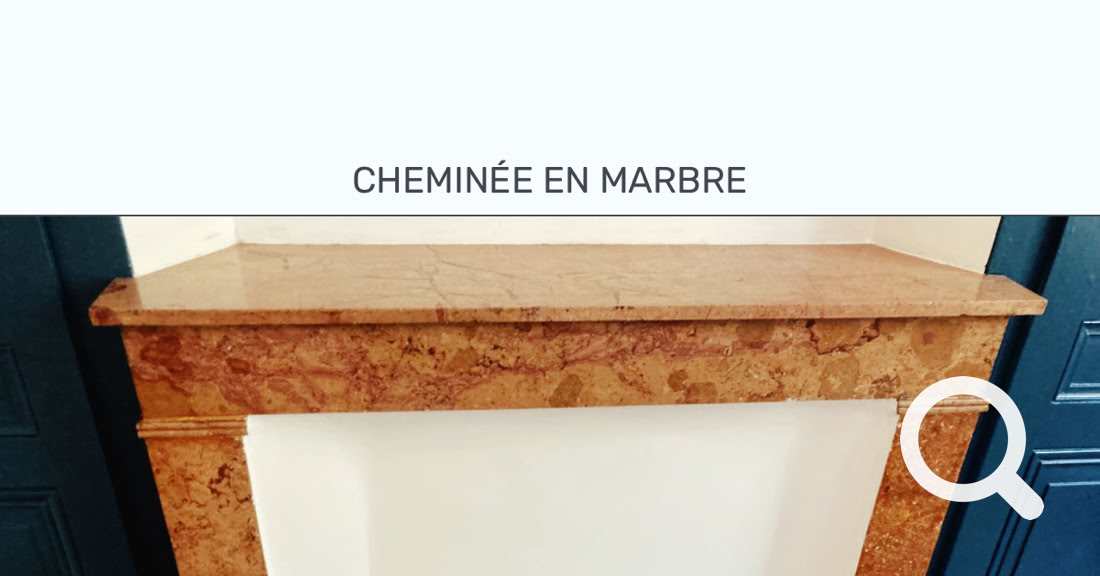 Rénovation de cheminée en marbre