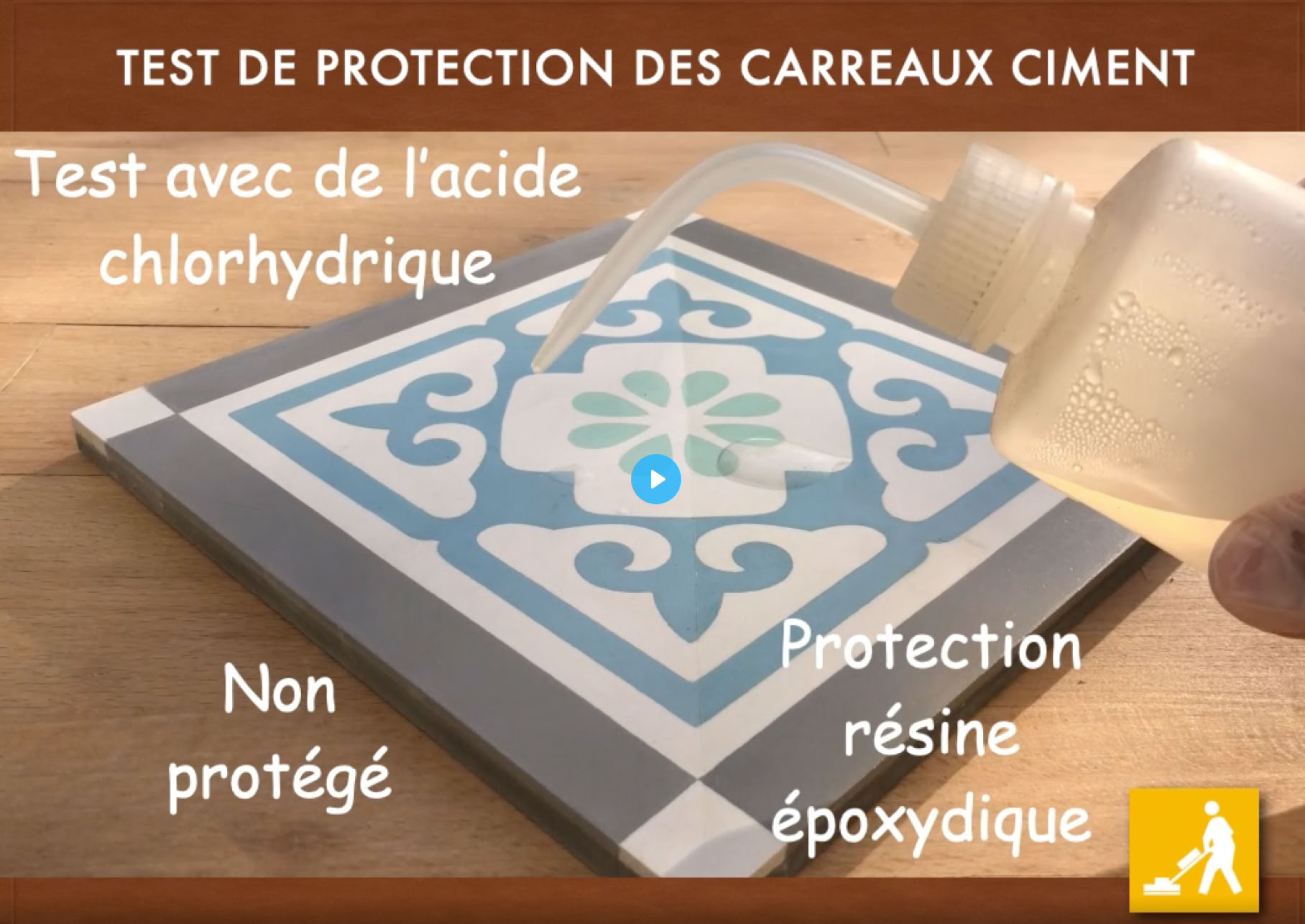 Carreaux ciment Poncage et cristallisation