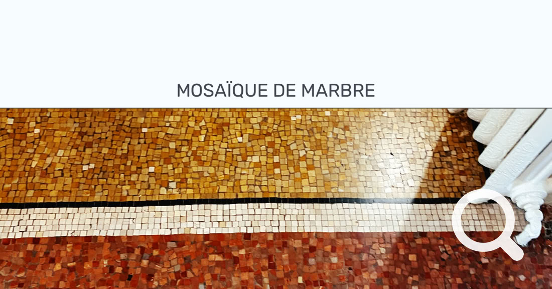 MOSAÏQUE DE MARBRE > Ponçage et cristallisation de marbre