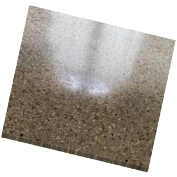 granito terrazzo poncage cristallisation