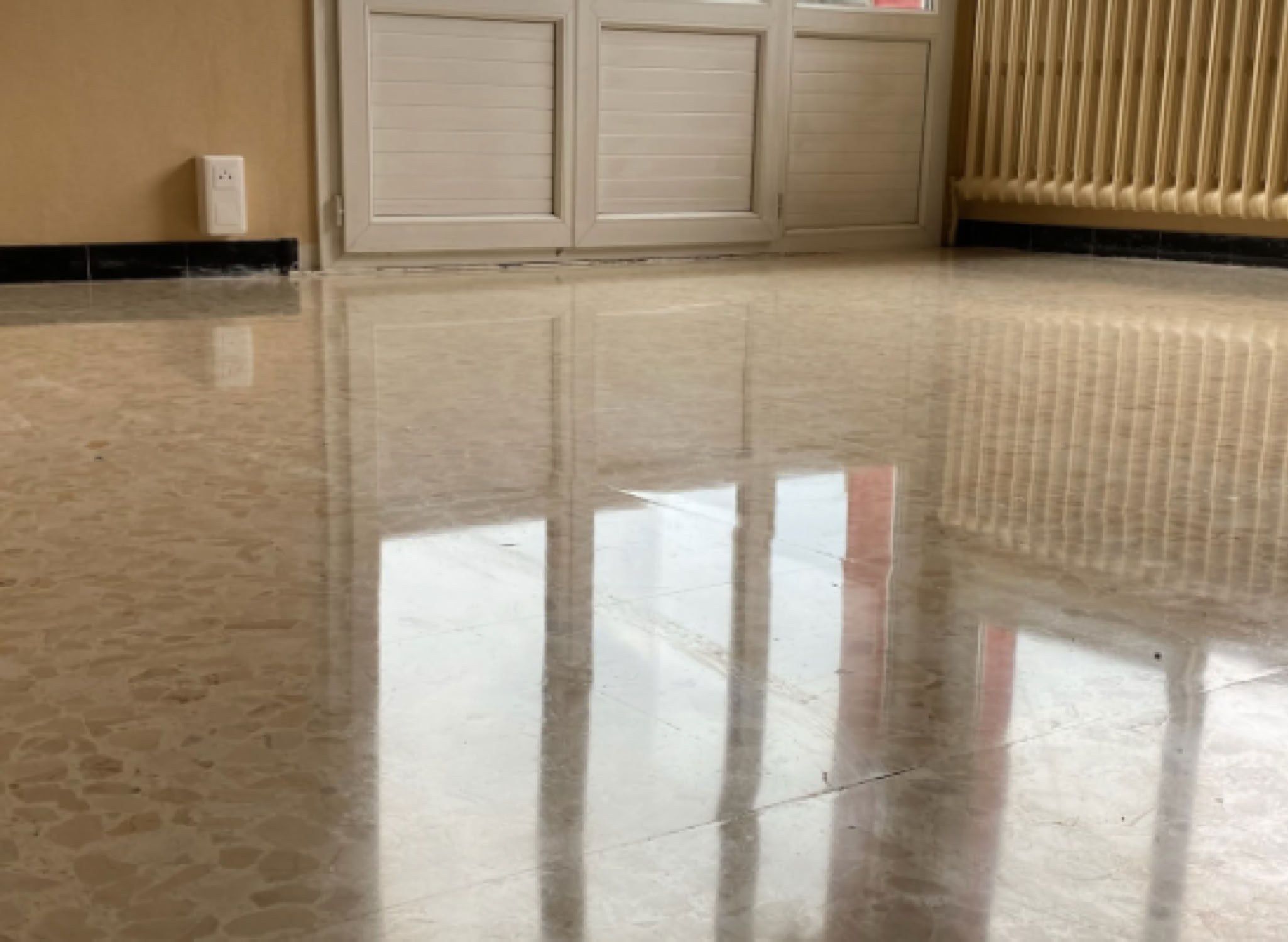 granito terrazzo poncage cristallisation