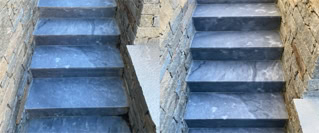 Escaliers Poncage et cristallisation