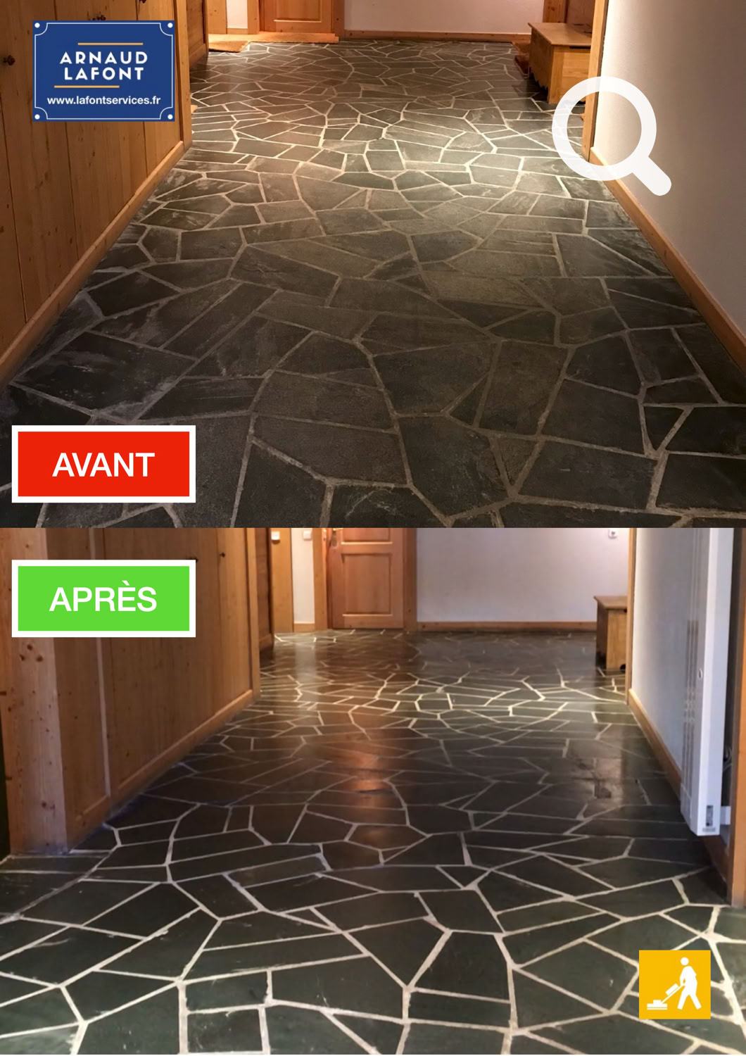 ARDOISE > Ponçage et traitements