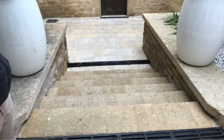 Escaliers Poncage et cristallisation