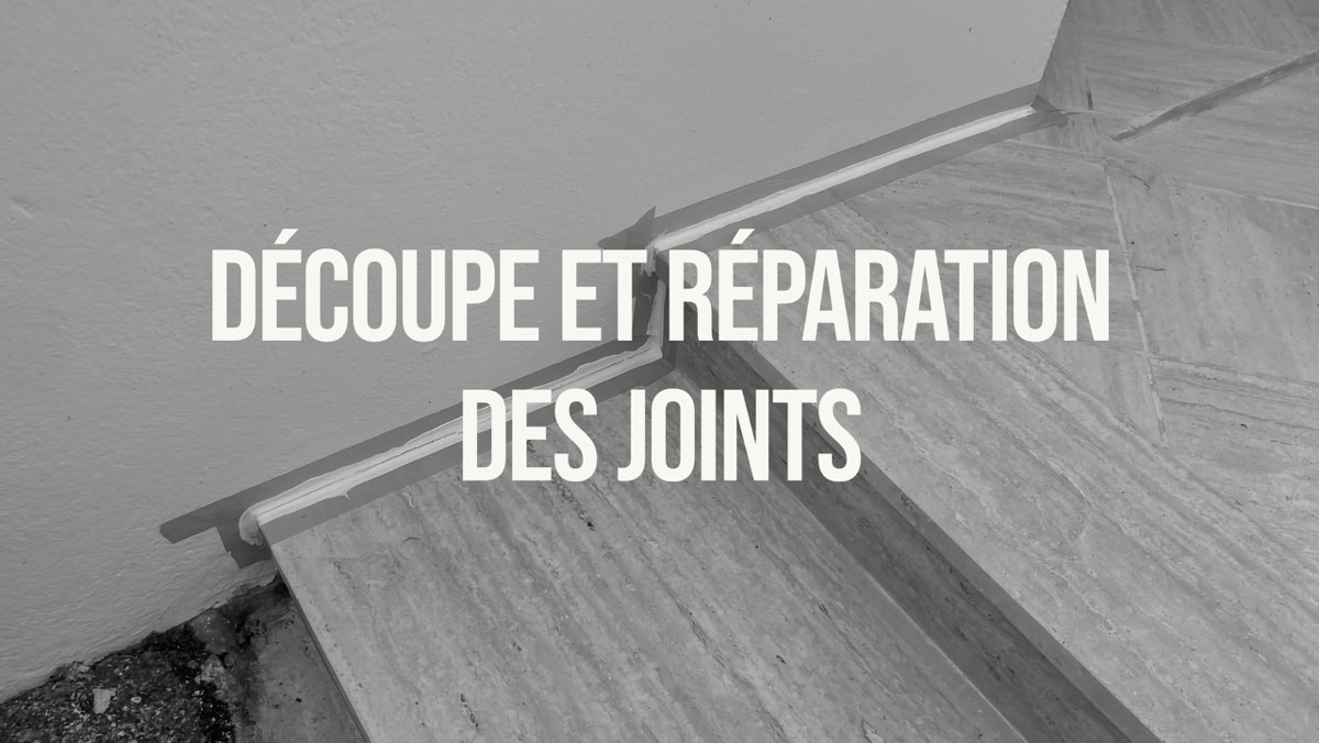 Escaliers Poncage et cristallisation