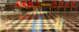 Carreaux ciment Poncage et cristallisation